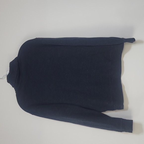 POLO RALPH LAUREN Gray Cotton Estate Rib Double Button Pullover- Youth/Short Man - Picture 5 of 12